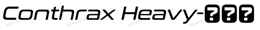 Conthrax Heavy字体转换